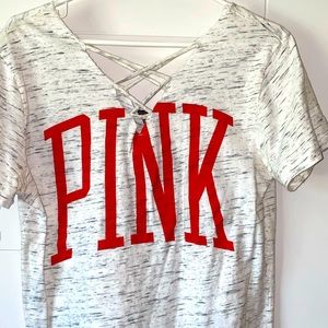 PINK VS White Shirt